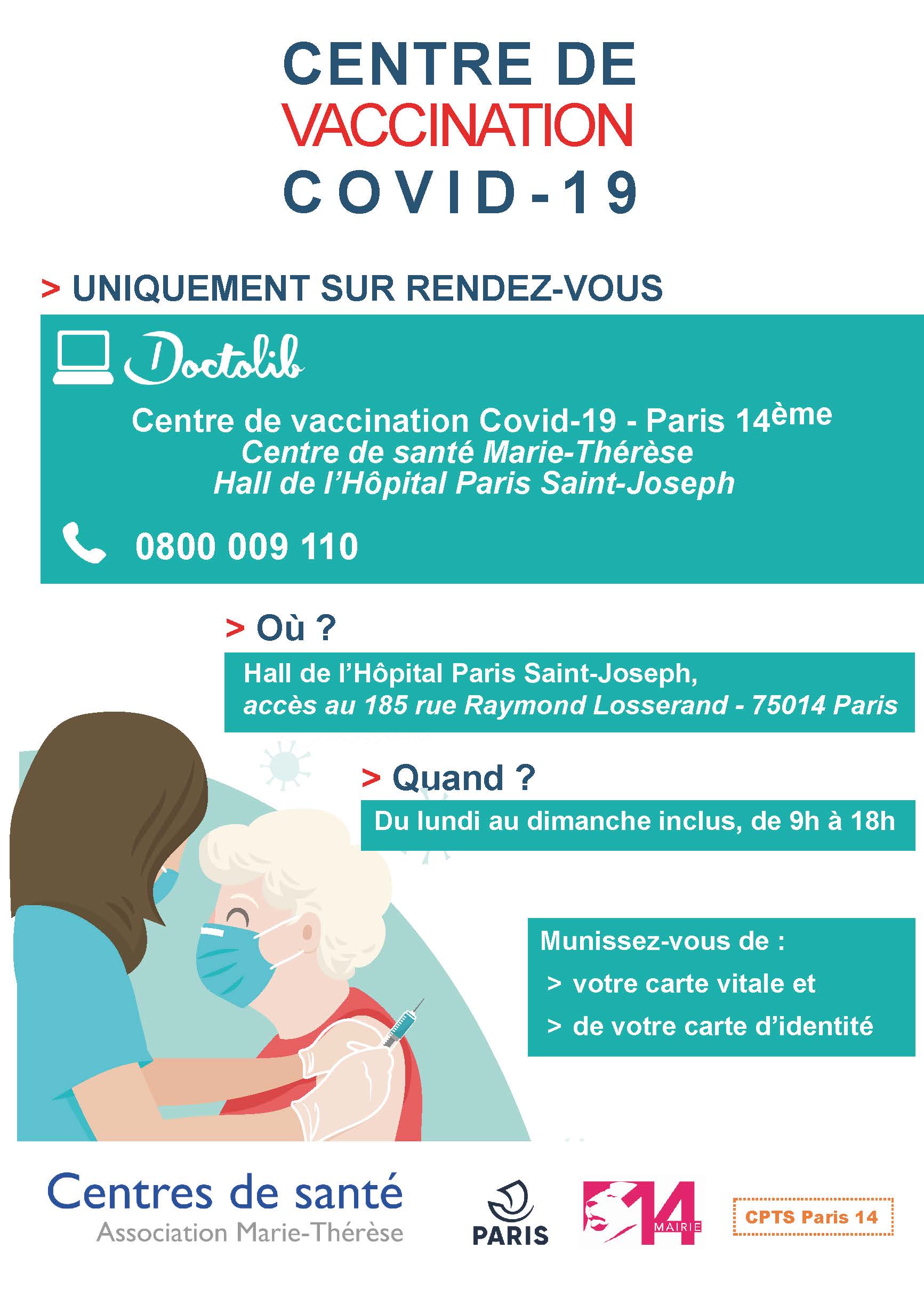 Ouverture D Un Centre De Vaccination Groupe Hospitalier Paris Saint Joseph